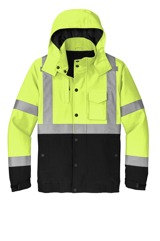 CSJ501 Hi-Vis Reflective Bomber Jacket